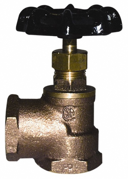 Legend Valve 3/4" Pipe, 125 psi WOG Rating, Lead Free Brass Angle, Stop Valve - 107-117NL