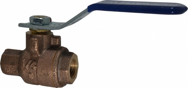 NIBCO Standard Manual Ball Valve: 1/4" Pipe, Full Port - NL95004