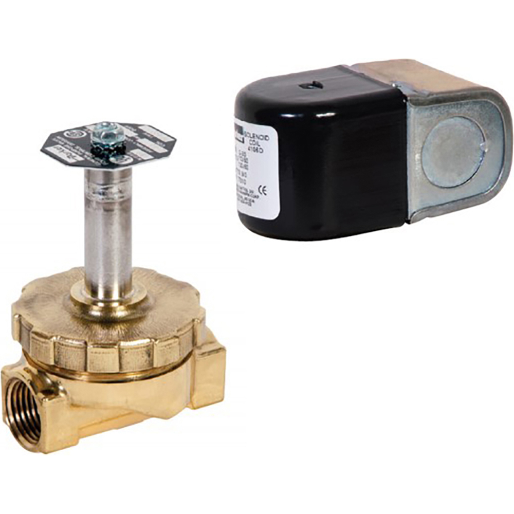 Parker Solenoid Valve: 2-Way & 2-Position, 3/4" Port - 70714A77310