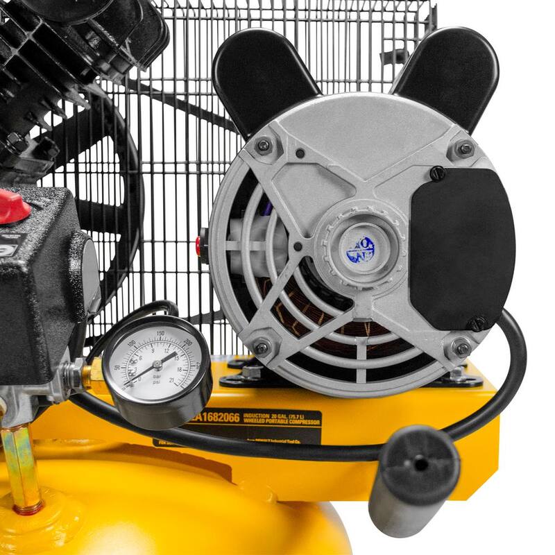 DEWALT 20 Gal. 155 PSI Single Stage Portable Electric Air Compressor - DXCMLA1682066