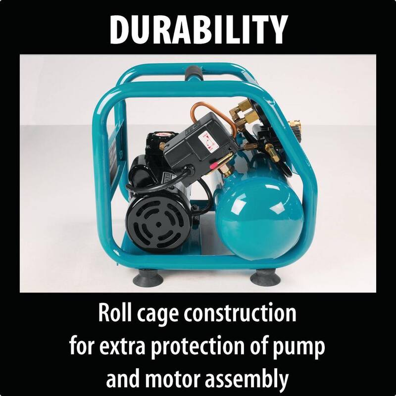 Makita 1 Gal. 125 PSI Portable Electric Compact Air Compressor - AC001