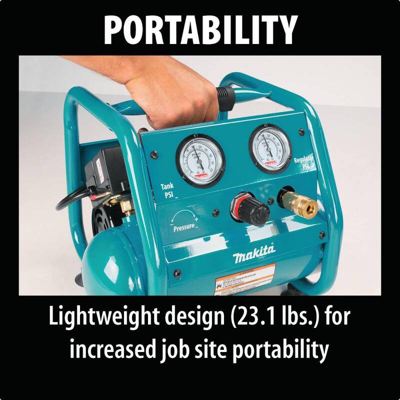 Makita 1 Gal. 125 PSI Portable Electric Compact Air Compressor - AC001