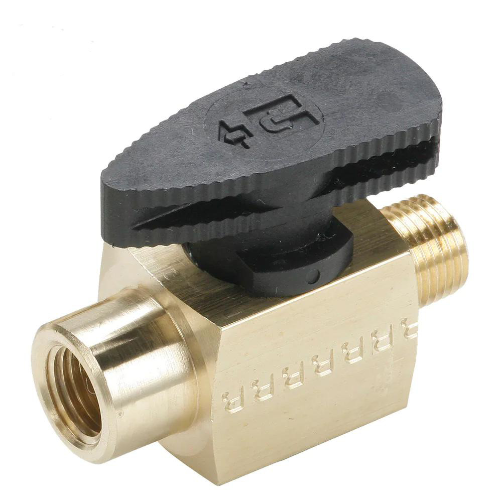 Parker Instrumentation Plug Valves; Material: Nitrile; Pipe Size: 1/4; End Connection: FNPT x MNPT; Maximum Working Pressure: 17 bar; 250 psi; Minimum Working Temperature: -40 °F; -40 °C; Maximum Working Temperature: 79 °C; 175 °F; Standards: California PROP 65; Style: In-Line - One Way - C552204
