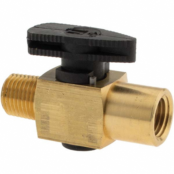 Parker Instrumentation Plug Valves; Material: Nitrile; Pipe Size: 1/4; End Connection: FNPT x MNPT; Maximum Working Pressure: 17 bar; 250 psi; Minimum Working Temperature: -40 °F; -40 °C; Maximum Working Temperature: 79 °C; 175 °F; Standards: California PROP 65; Style: In-Line - One Way - C552204