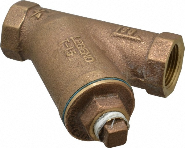 Hoffman Speciality 1" Pipe, Female NPT Ends, Cast Iron Y-Strainer - 405006
