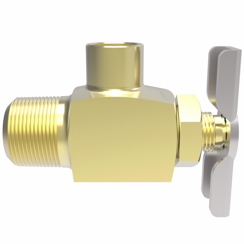 Eaton Steel External Seat Drain Cock & Shutoff Valve - 135