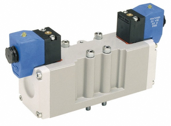 Parker Solenoid Valve: 2-Way & 2-Position, 3/8" Port - 20CC06TV7C7B