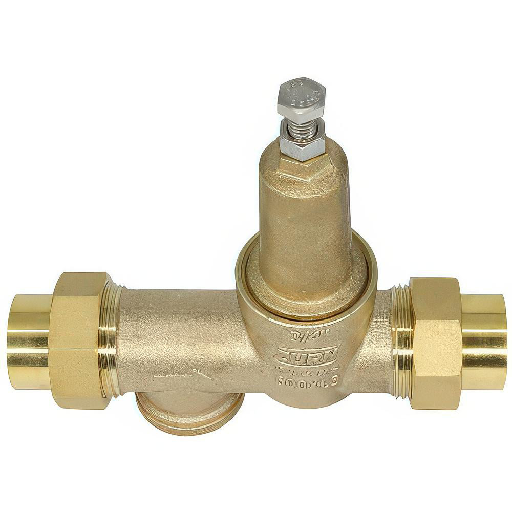 Zurn Pressure Reducing Valves: Pipe Size: 0.75; End Connection: FNPT x FNPT; Body Material: Bronze - 34-600XL3DU