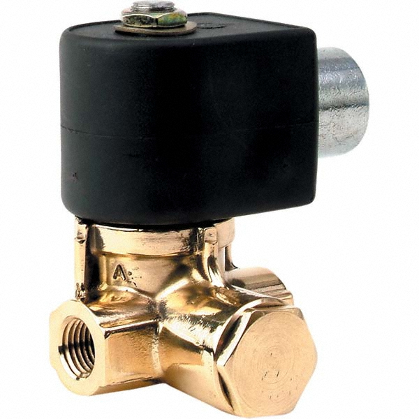 Parker Solenoid Valve: 2-Way, 1/4" Port - 73212BN2MV00N0C111P3