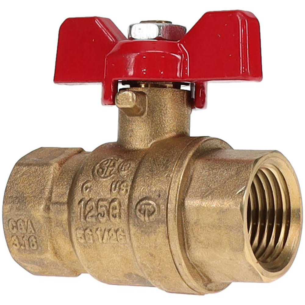 Value Collection Standard Manual Ball Valve: 3/4" Pipe, Full Port - TXN075-T