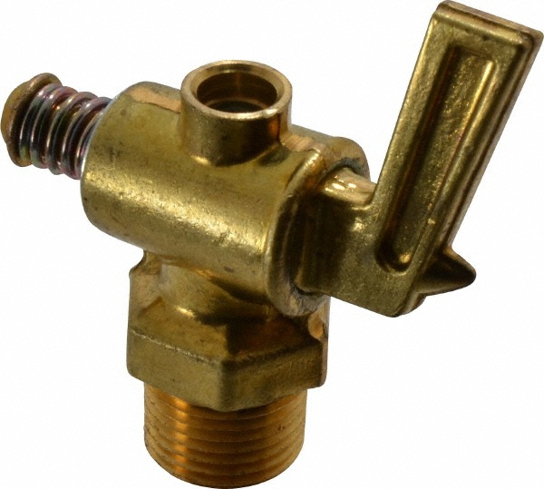 Parker 3/8" Pipe, Male Pipe Drain Cock & Shutoff Valve - DC601-6