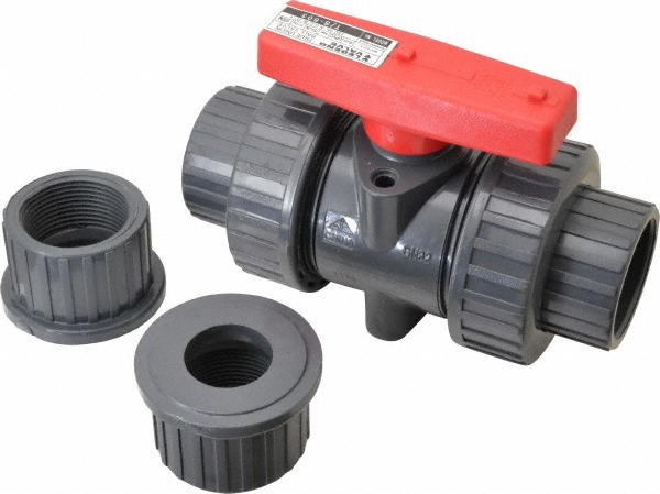 Simtech True Union Manual Ball Valve: 1-1/4" Pipe, Full Port - TBS 402 6 012