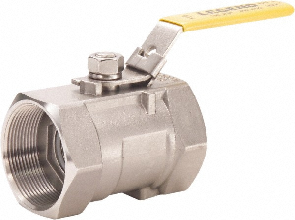 Value Collection Miniature Manual Ball Valve: 1/8" Pipe, Full Port - 6Q01H06