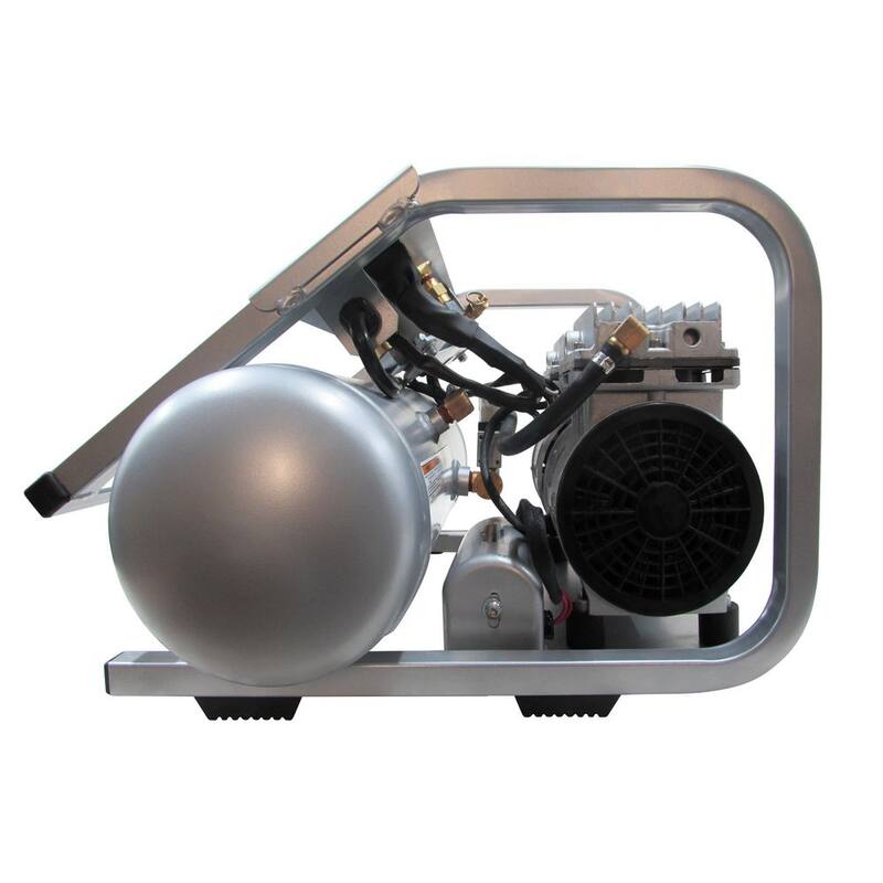 California Air Tools 2 Gal. 2010SP Ultra-Quiet and Oil-Free Lightweight 135 PSI electric 1 HP Steel Air Compressor - 2010SP