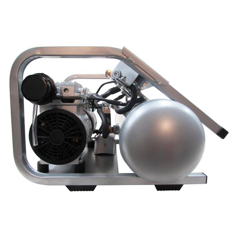California Air Tools 2 Gal. 2010SP Ultra-Quiet and Oil-Free Lightweight 135 PSI electric 1 HP Steel Air Compressor - 2010SP