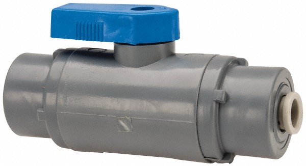 Parker Elbow Union Bi-Directional Manual Ball Valve: Full Port - LFPP4VEU6
