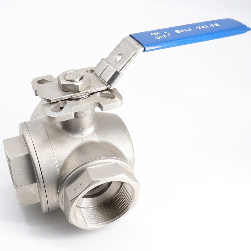 Guardian Worldwide Manual Ball Valve with Mounting Pad: 1-1/4" Pipe, Full Port - 06Q051N04114
