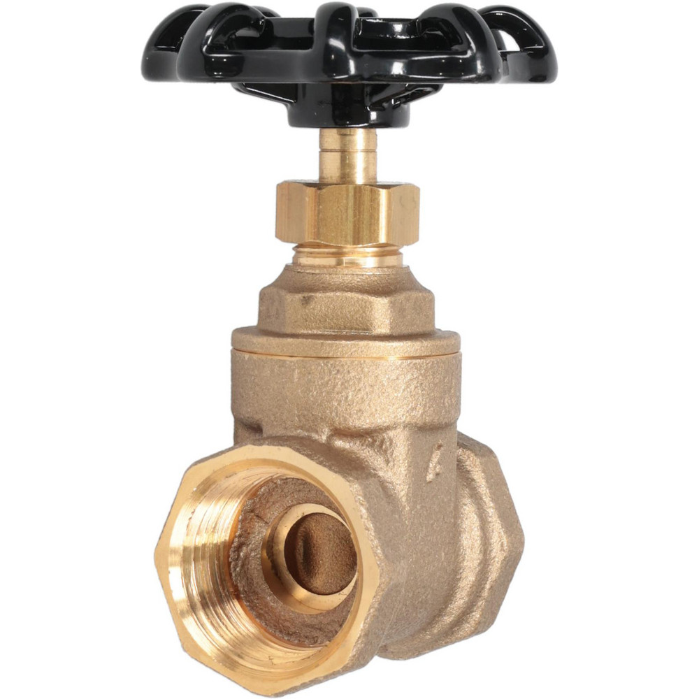 Mueller Industries Gate Valve: Gate, 1/4" Pipe, FNPT x FNPT, Bronze - 19073