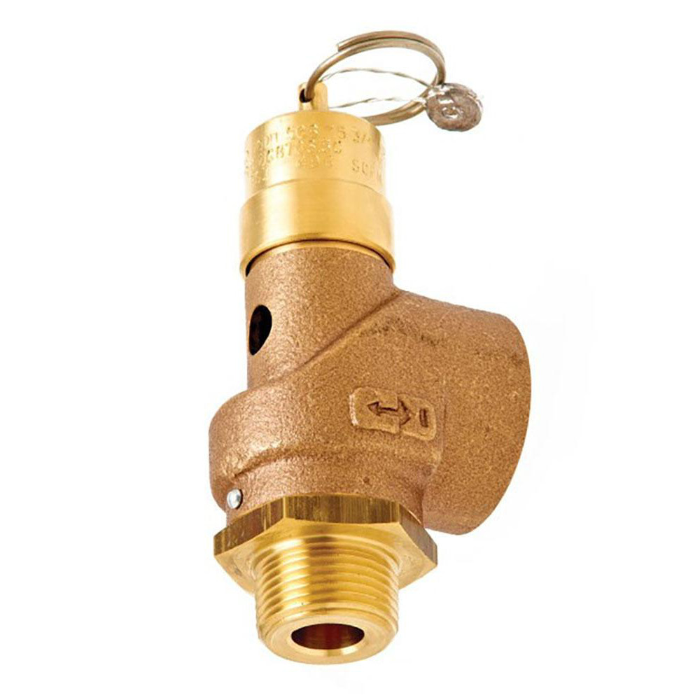 Control Devices ASME Safety Relief Valve: 1/2" Inlet, 496 CFM, 125 Max psi - SCB5075-0A125