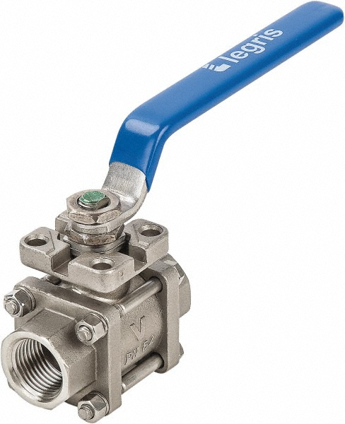 Legris Standard Manual Ball Valve: 1" Pipe, Full Port - 4832 25 34