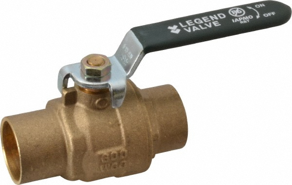 Legend Valve Full Port Bi-Directional Manual Ball Valve: 1" Pipe, Full Port - 101-085NL