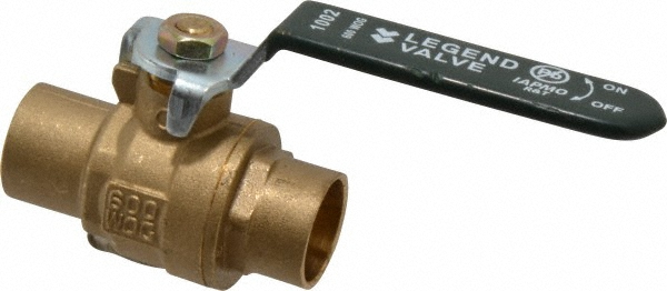 Legend Valve Full Port Bi-Directional Manual Ball Valve: 1" Pipe, Full Port - 101-085NL
