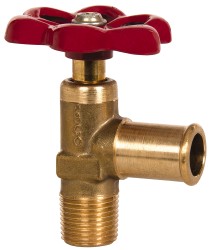 Value Collection 1/2 x 3/8" Pipe, Shut-Off Drain Cock & Shutoff Valve - C554106