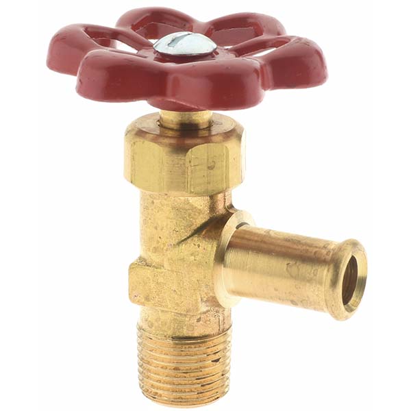 Value Collection 1/2 x 3/8" Pipe, Shut-Off Drain Cock & Shutoff Valve - C554106