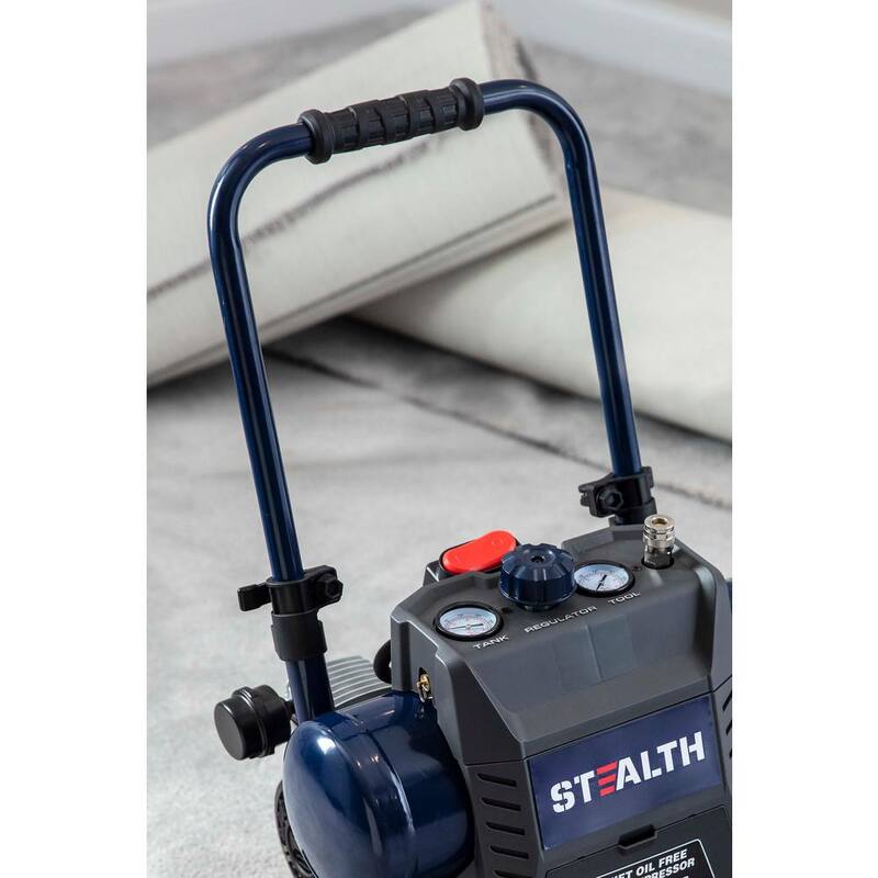 Stealth 4.5 Gal. 150 PSI Portable Electric Quiet Air Compressor - SAQ-1413