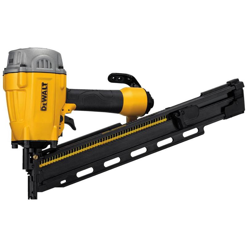 DEWALT 6 Gal. 165 PSI Electric Pancake Air Compressor and Pneumatic 21-Degree Collated Framing Nailer - DWFP55126F83PL