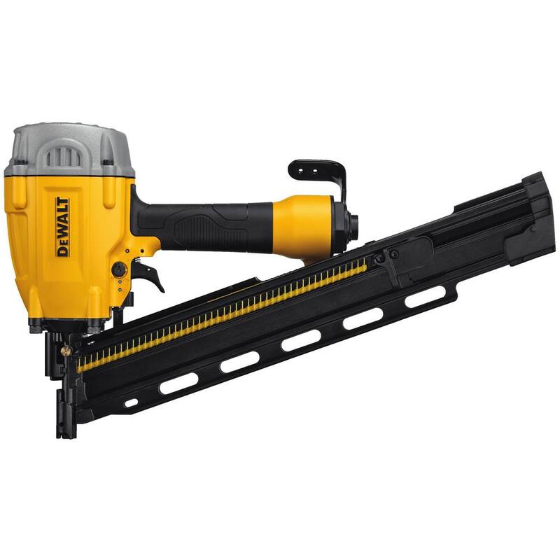 DEWALT 6 Gal. 165 PSI Electric Pancake Air Compressor and Pneumatic 21-Degree Collated Framing Nailer - DWFP55126F83PL