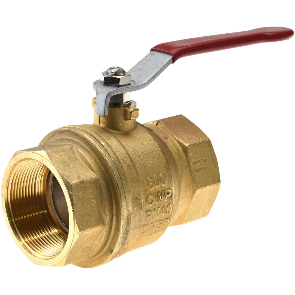 Value Collection 1-Way Manual Ball Valve: 2" Pipe, Full Port - S92I48R