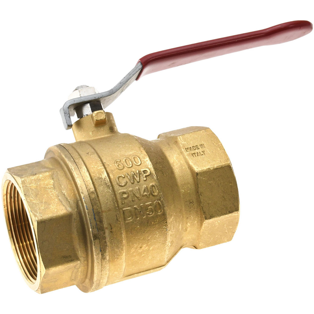 Value Collection 1-Way Manual Ball Valve: 2" Pipe, Full Port - S92I48R