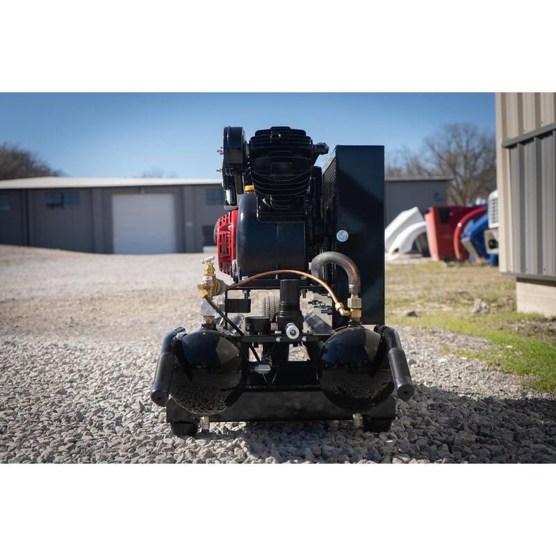 Mega Compressor 10 Gal. 5.5 HP 150 PSI Portable Wheelbarrow Gas Air Compressor - MP-5510G