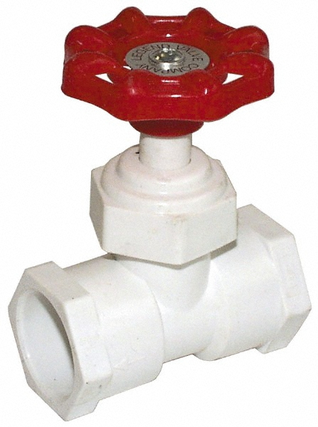 Legend Valve 3/4" Pipe, 100 psi WOG Rating, PVC Stop & Waste Valve - 202-536