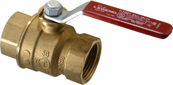 Apollo® Manual Ball Valve: 3" Pipe, Full Port, Forged Brass - 94A10001