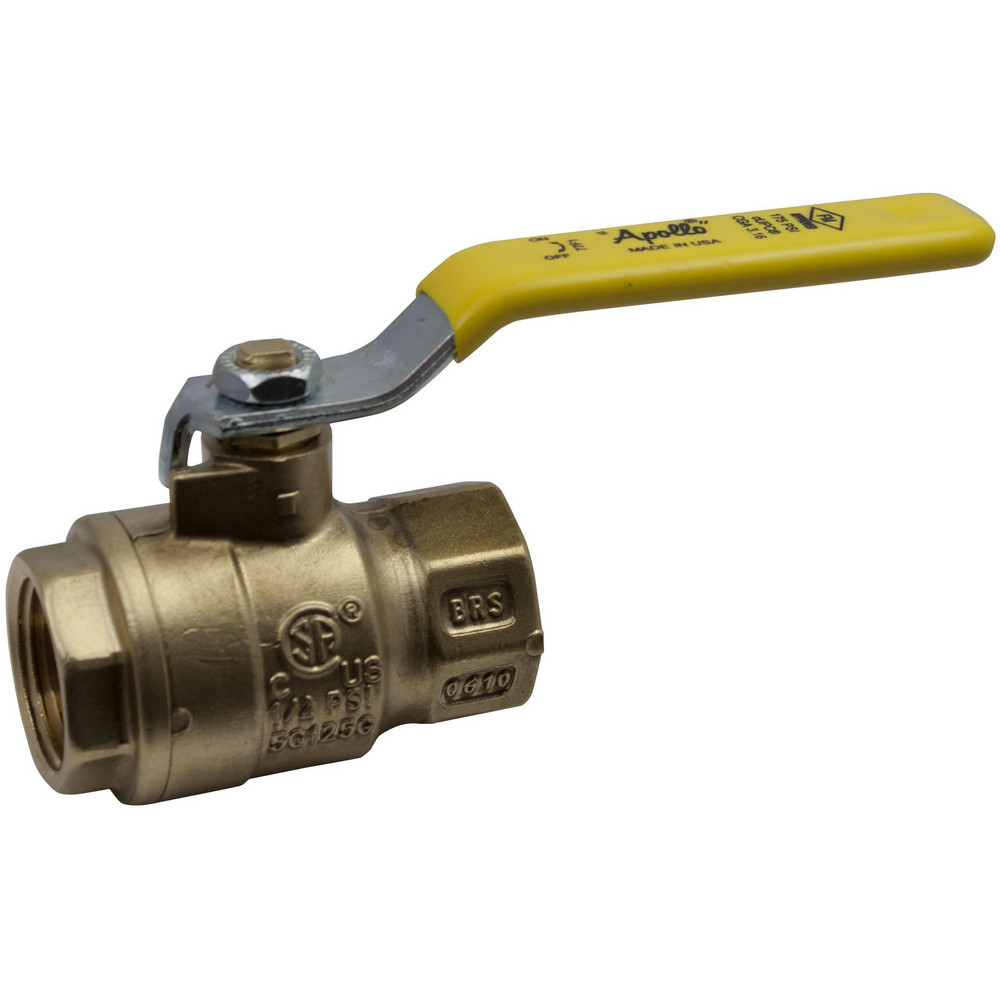 Apollo® Manual Ball Valve: 3" Pipe, Full Port, Forged Brass - 94A10001