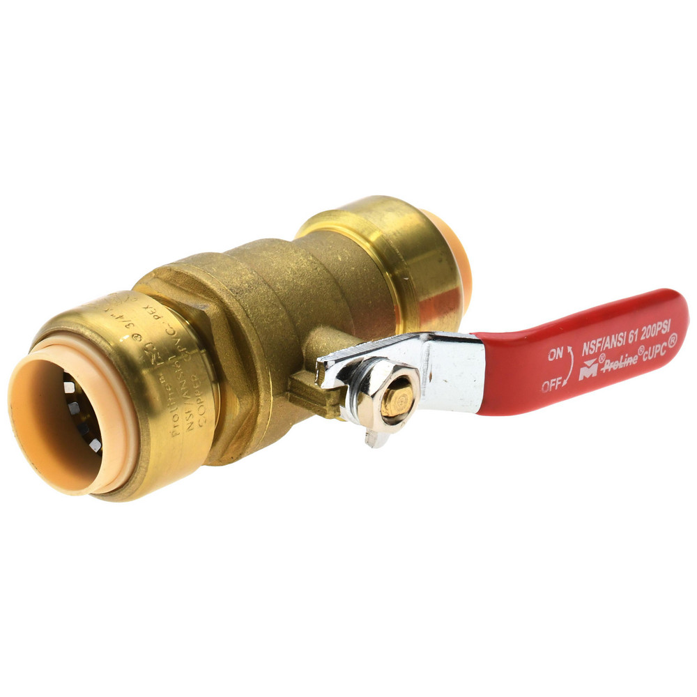 Value Collection Standard Manual Ball Valve: 3/4" Pipe, Full Port - 1107-064