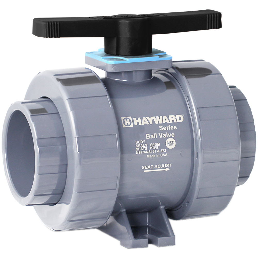 Hayward Flow Control Z Manual Ball Valve: 4" Pipe, Full Port - TBH2400A0SV0Z00