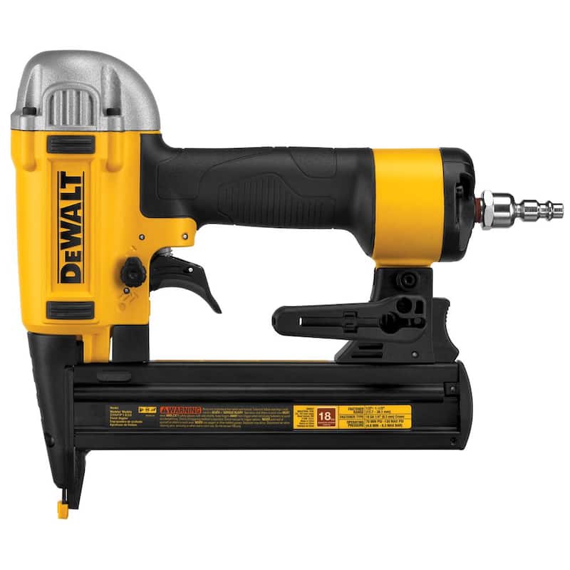 DEWALT 6 Gal. 165 PSI Portable Electric Air Compressor and 18-Gauge Pneumatic 1/4 in. Crown Stapler - DWFP55126wcs