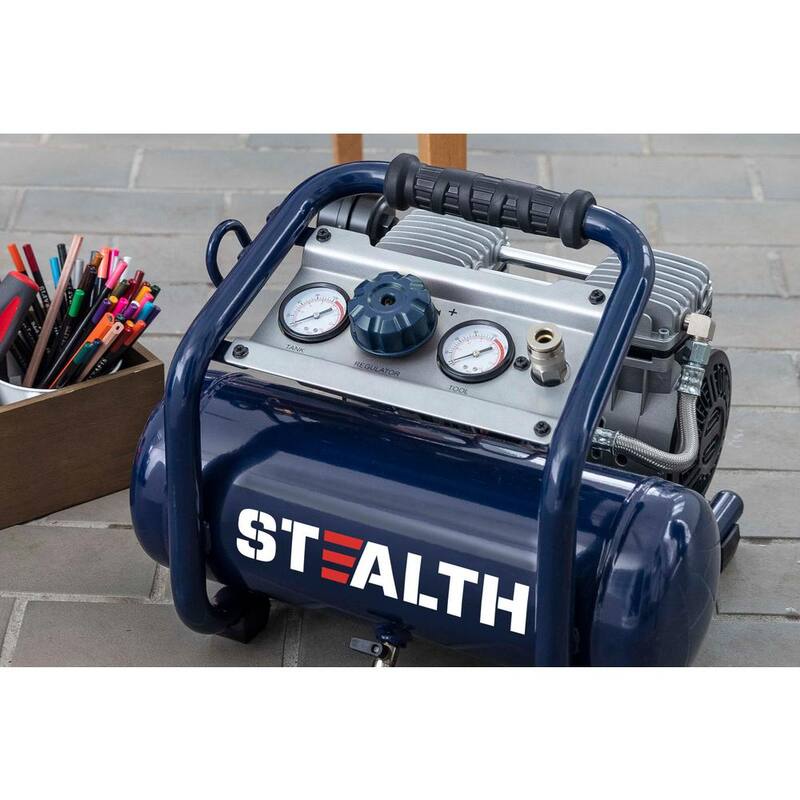 Stealth 2 Gal. 125 PSI Portable Electric Quiet Air Compressor - SAQ-1234