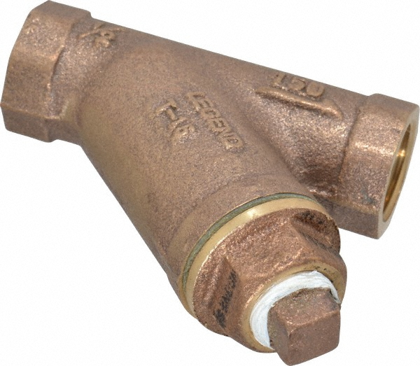 Legend Valve 3/4" Pipe, FNPT Ends, Bronze Y-Strainer - 105-504