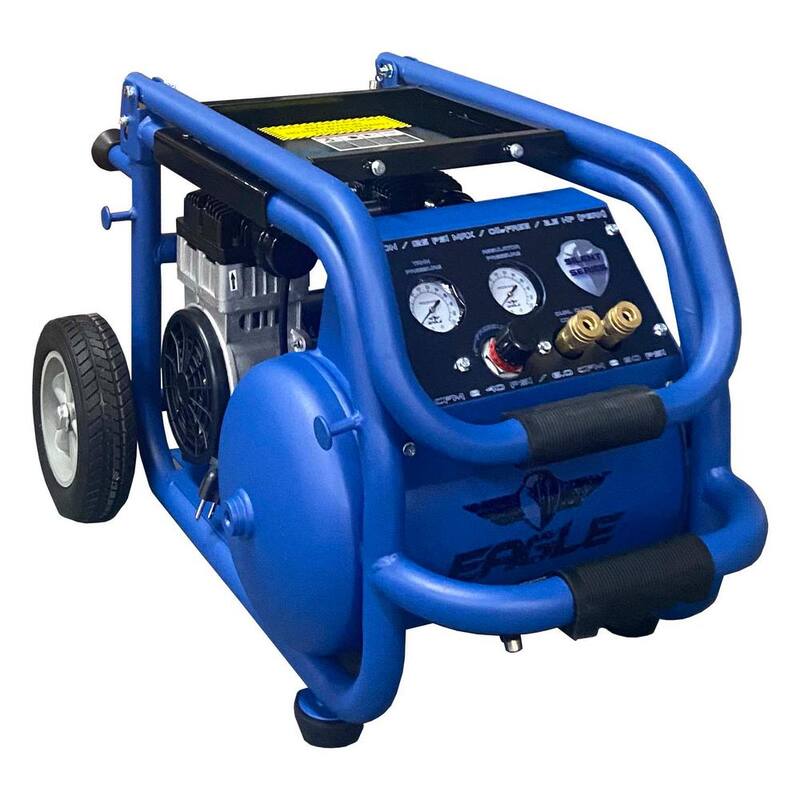 Eagle Silent Series, 2.5 HP, Electric 115-Volt, Oil Free Air Compressor - EA-6000