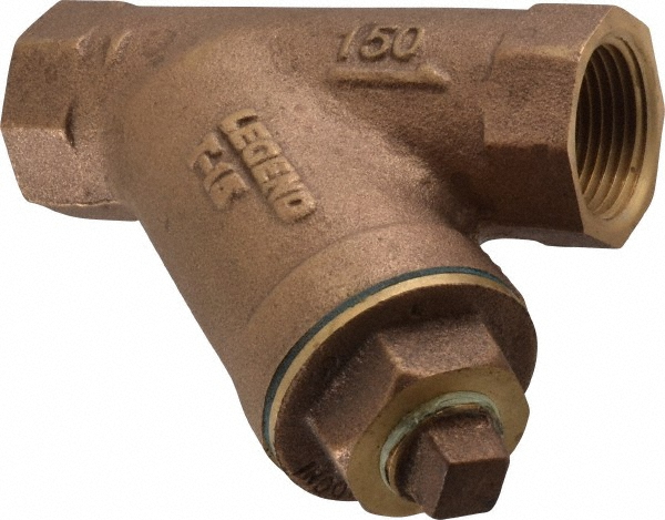 Legend Valve 1" Pipe, FNPT Ends, Bronze Y-Strainer - 105-505