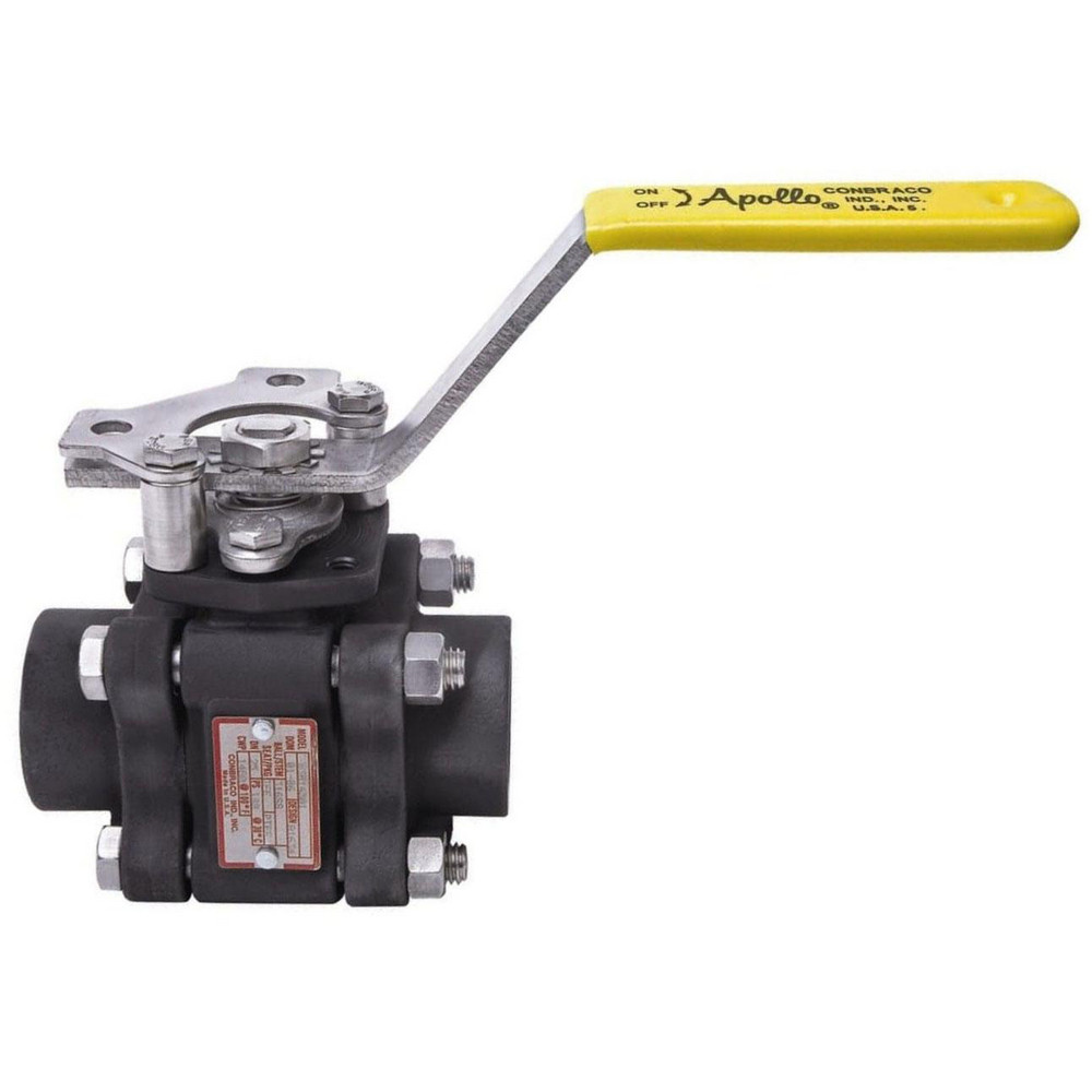 Apollo® Manual Ball Valve: 3/4" Pipe, Full Port, Carbon Steel - 83A14401
