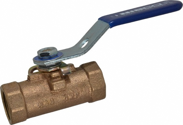 NIBCO Standard Manual Ball Valve: 1/2" Pipe, Reduced Port - NL940P6