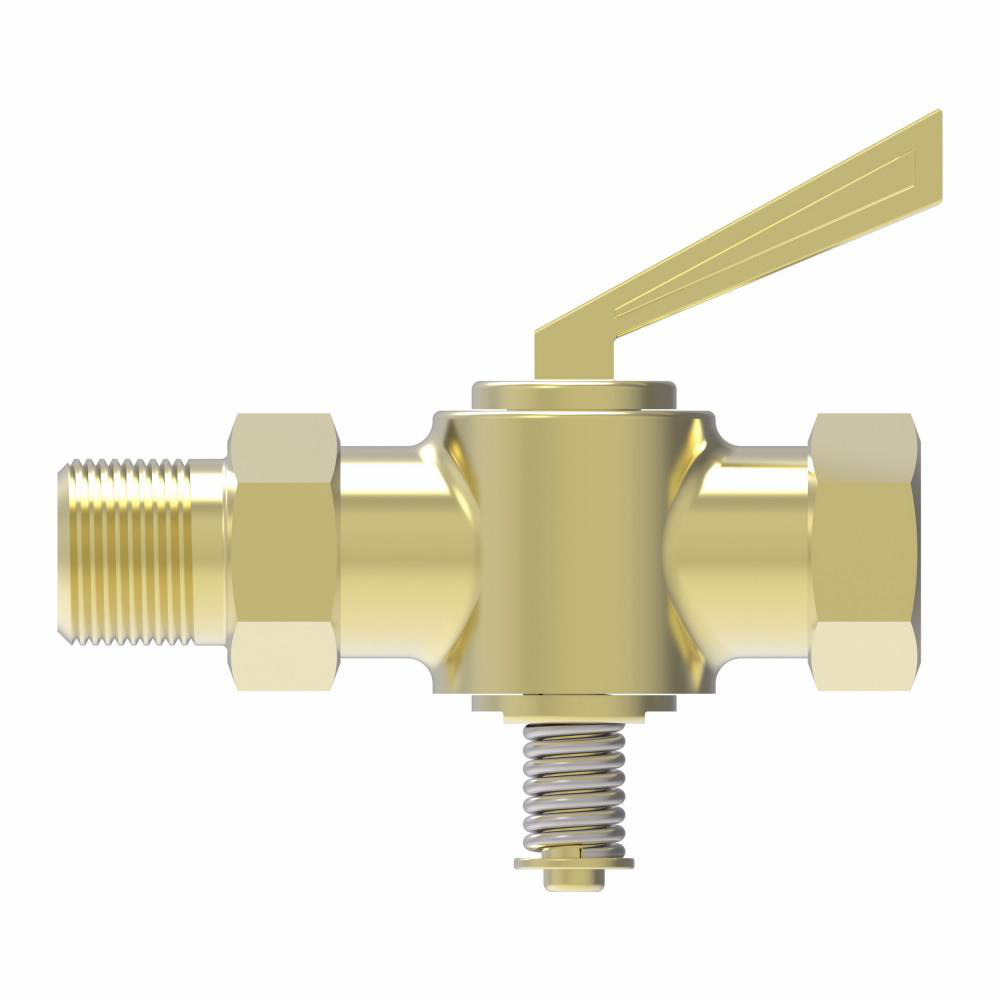 Eaton Steel Ground Plug Drain Drain Cock & Shutoff Valve - 6892