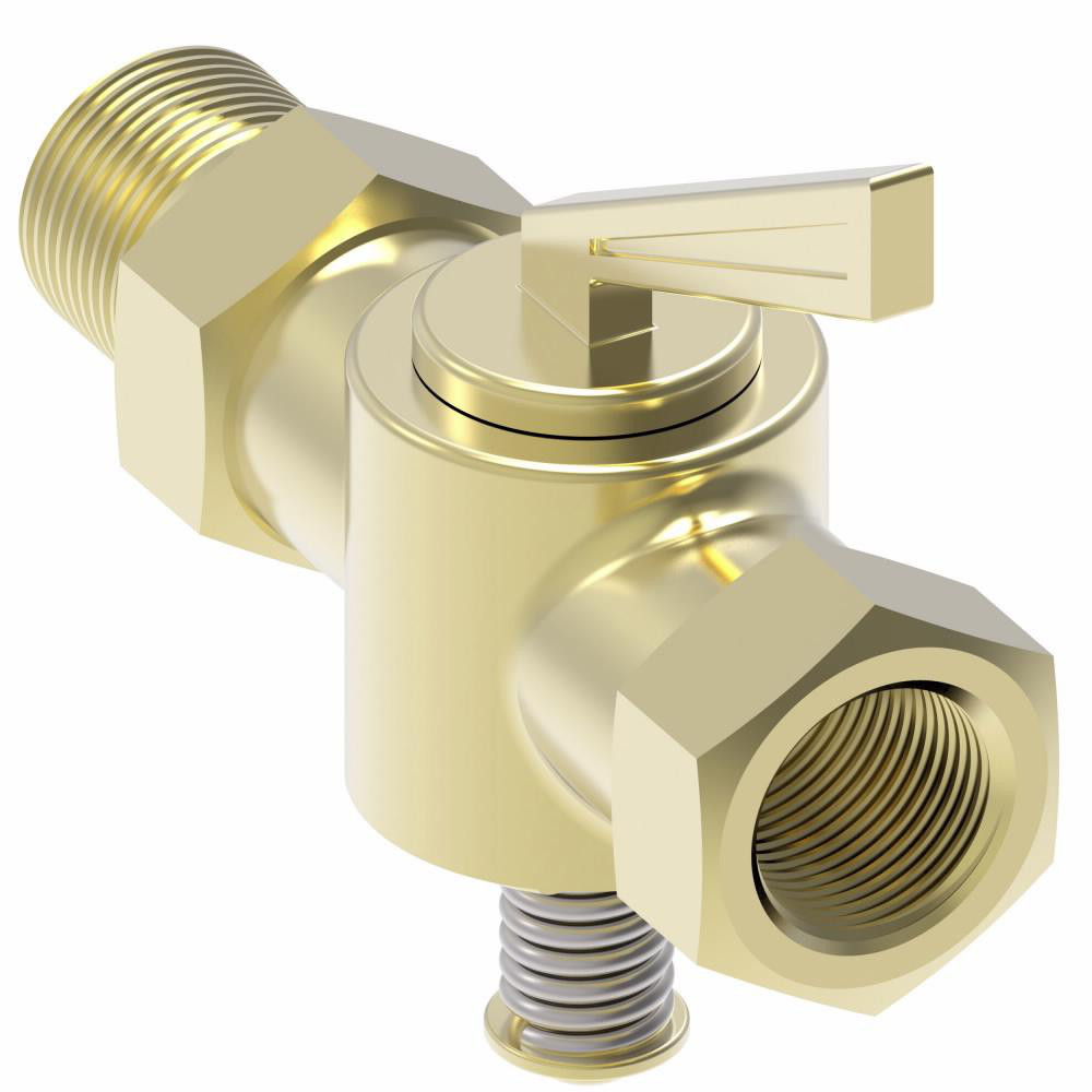 Eaton Steel Ground Plug Drain Drain Cock & Shutoff Valve - 6892