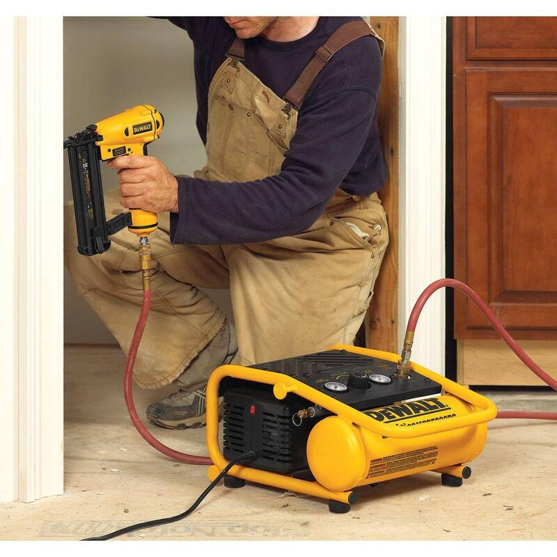 DEWALT 1 Gal. Portable Electric Trim Air Compressor - D55140