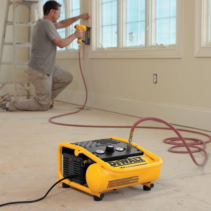 DEWALT 1 Gal. Portable Electric Trim Air Compressor - D55140